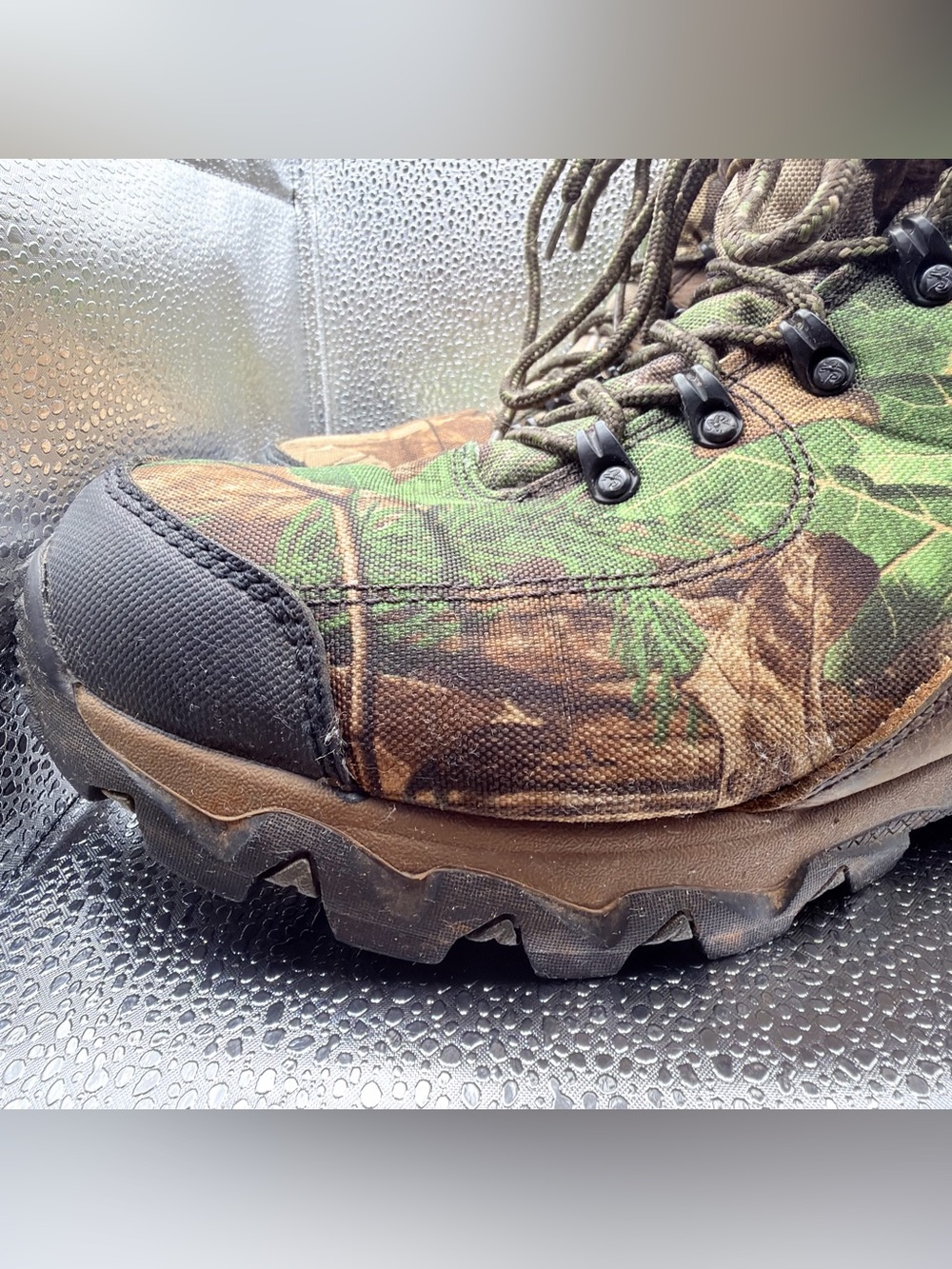 Rocky Men's Camouflage Hunting Boots - Green/Brown/Black - Picture 7 of 15